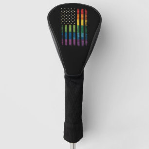 US-Flagge Regenbogen Pride Gay Lesbian LGBTQ Golf Headcover