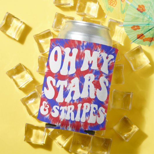 US Flagge Retro 4. Juli Party Dosenkühler (In Situ Sommer)