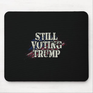 US-Flagge Retro Trump Shirt - Wahlverurteilter Fel Mousepad