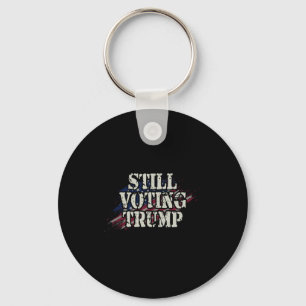 US-Flagge Retro Trump Shirt - Wahlverurteilter Fel Schlüsselanhänger