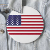 US-Flagge rot weiß und blau Button (Beispiel)