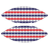 US Flagge rot, weiß und blau Football (Paneele)