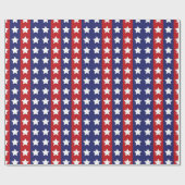 US Flagge Rot Weiß und Blau Geschenkpapier (Flach)