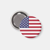 US-Flagge rot weiß und blau Magnet (Vorderseite/Rückseite)