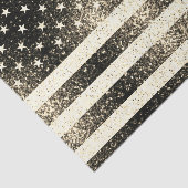 US-Flagge Rustikale Goldfische Glitzern Seidenpapier (Ausschnitt)