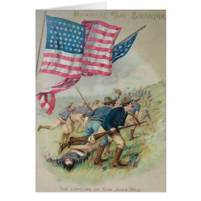 US-Flagge San Juan Hill Roosevelt (Vorne)