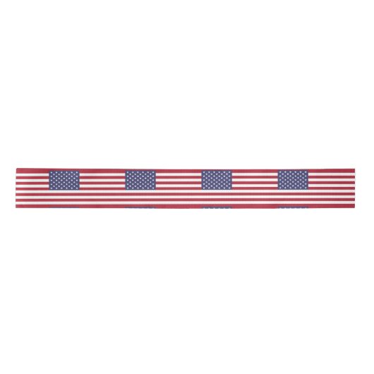 US FLAGGE SATINBAND (Vorderseite)