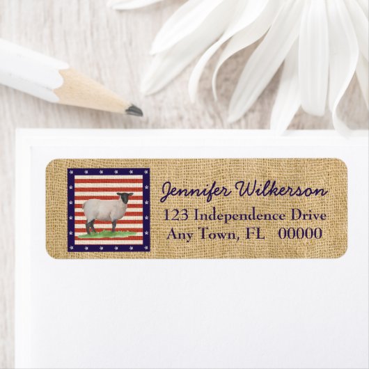 US Flagge Schafe (Insitu)