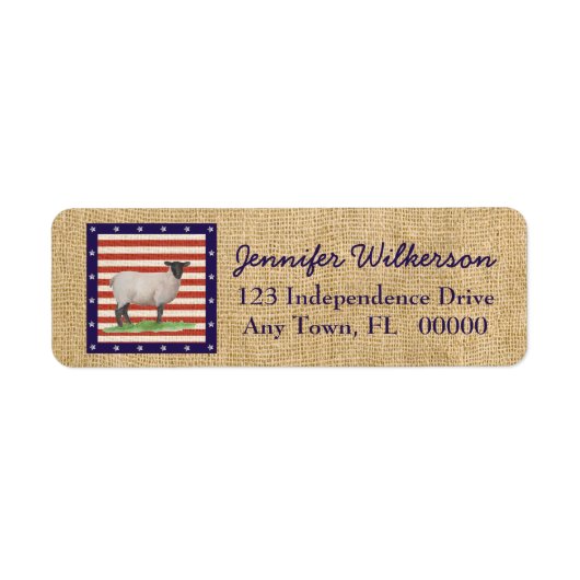 US Flagge Schafe (Vorne)