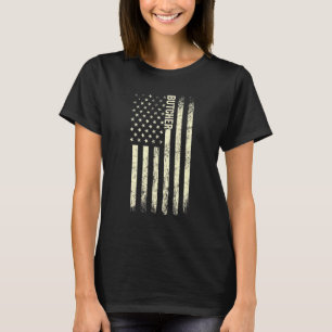 US-Flagge Schlachten Proud American Butter 1 T-Shirt