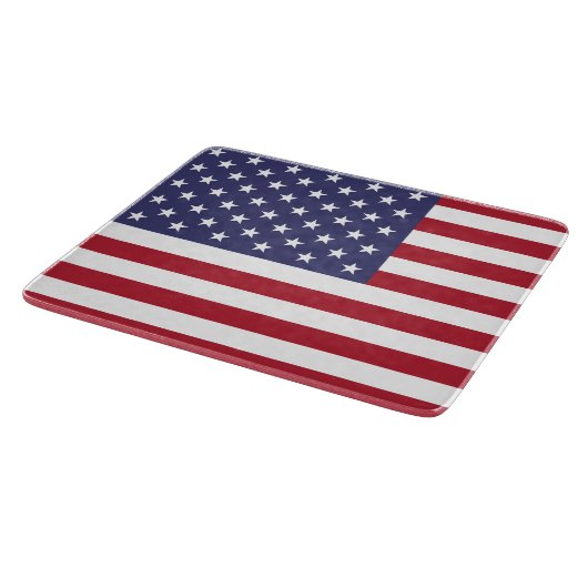 US FLAGGE SCHNEIDEBRETT (Ecke)