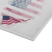 US-Flagge Schneidebrett (Ecke)