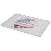 US-Flagge Schneidebrett (Ecke)