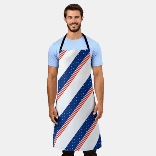 US Flagge Schürze (Getragen)