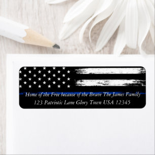 US Flagge Schwarz, Weiß und Blau
