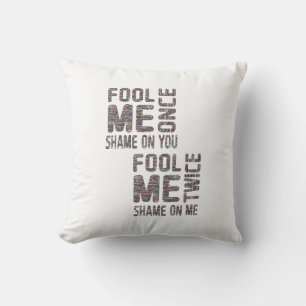 US-Flagge Schwarz-Weiß-Vintag-Retro Kissen