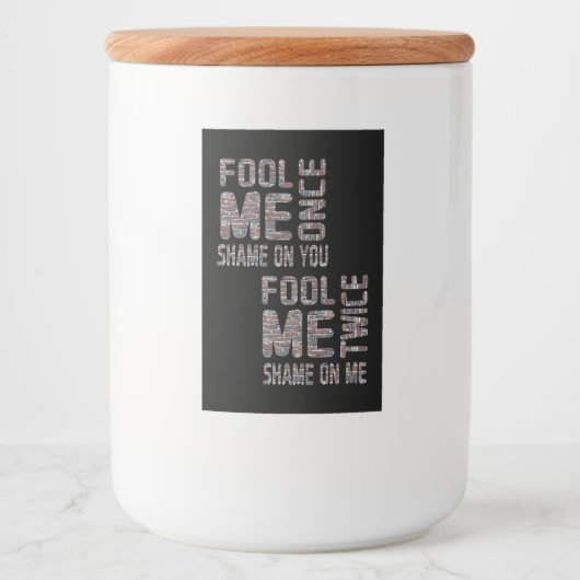 US-Flagge Schwarz-Weiß-Vintag-Retro Lebensmitteletikett (Vorderseite)