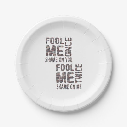 US-Flagge Schwarz-Weiß-Vintag-Retro Pappteller (Vorderseite)