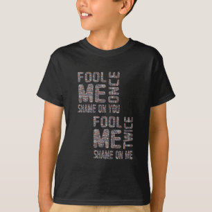 US-Flagge Schwarz-Weiß-Vintag-Retro T-Shirt
