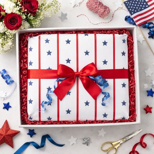 US Flagge  Seidenpapier