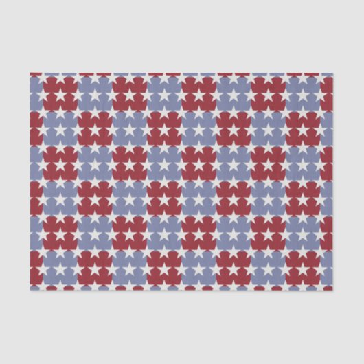 US Flagge Seidenpapier (Vorderseite)