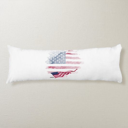 US-Flagge Seitenschläferkissen (Vorderseite)