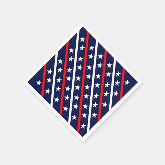 US Flagge Serviette (Ecke)