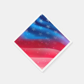 US Flagge Serviette (Ecke)