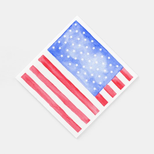 US Flagge Serviette (Ecke)