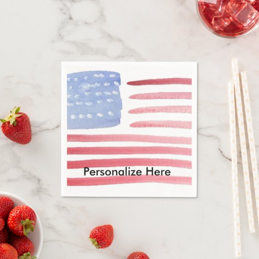 US-Flagge Serviette (Beispiel)