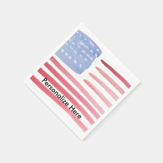 US-Flagge Serviette (Ecke)