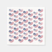 US Flagge Serviette (Vorderseite)