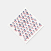 US Flagge Serviette (Ecke)