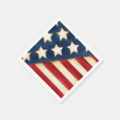 US Flagge Serviette (Ecke)