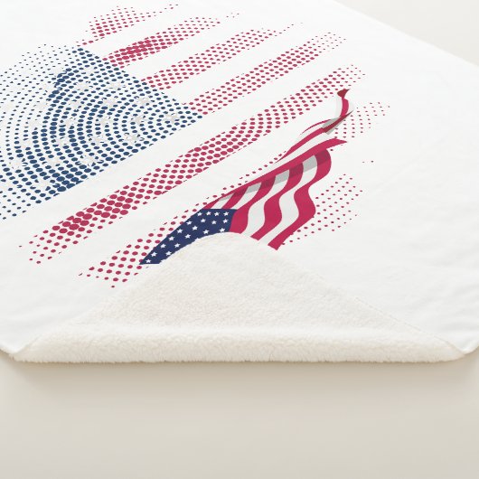 US-Flagge Sherpadecke (3/4)