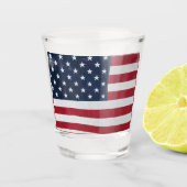 US Flagge-Shootglas Schnapsglas (Vorderseite)
