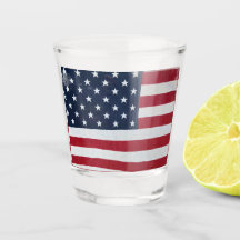 US Flagge-Shootglas
