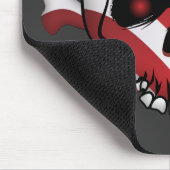 US Flagge Skull Mousepad (Ecke)