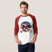 US Flagge Skull T-Shirt (Vorne ganz)