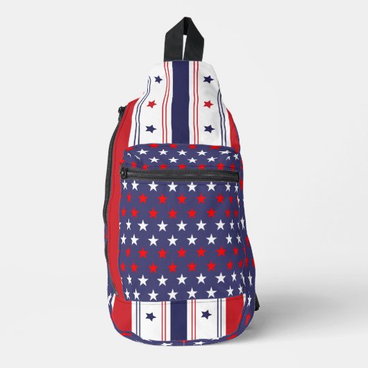 US Flagge Sling Bag (Vorderseite)
