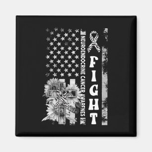 US-Flagge Sonnenblumen Christlich Burgund Hirn Anä Magnet