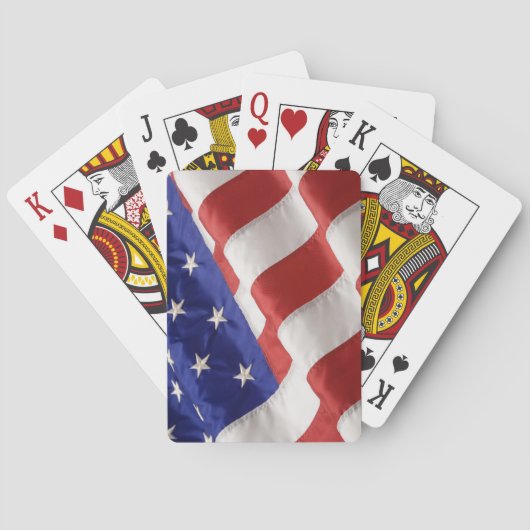 US-Flagge Spielkarten (Rückseite)