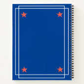 US Flagge SpiralNotebook Notizblock (Rückseite)