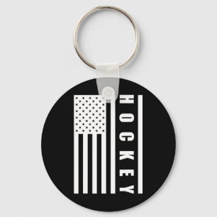 Us-Flagge Sport Torwart Hockey Spieler Amerikanisc Schlüsselanhänger