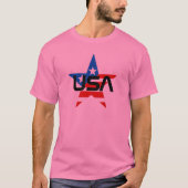 US Flagge Star T-Shirt (Vorderseite)