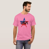 US Flagge Star T-Shirt (Vorne ganz)