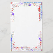 US Flagge Stationery Briefpapier (Vorderseite)