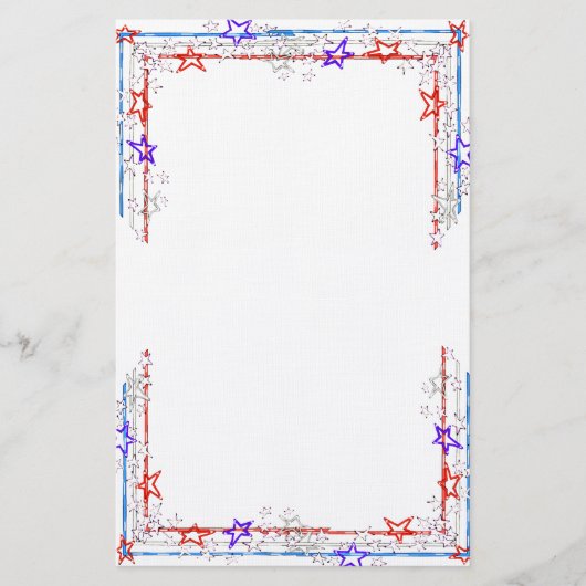 US Flagge Stationery Briefpapier (Vorderseite)
