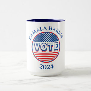 US Flagge stimmen USA ab - Wahl Tasse