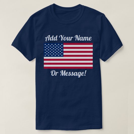 US-Flagge T-Shirt (Design vorne)